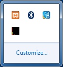 Tray Icon Analog Aplikasi Bandwidth Monitor