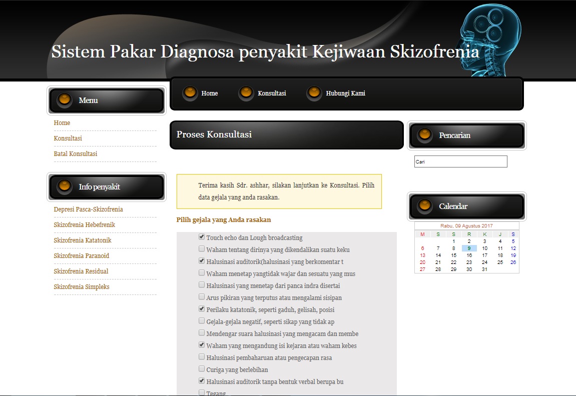 Halaman Konsultasi Skizofrenia